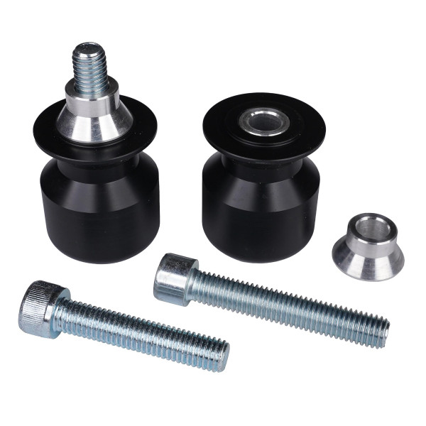 biketek Biketek 10mm 1.25 pitch black swing-arm sliders kawasaki type with spacers